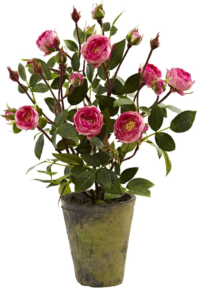 Nearly Natural 4853 French Rose Garden,8.25'' x 16.25'' x 7.75'' | Amazon (US)