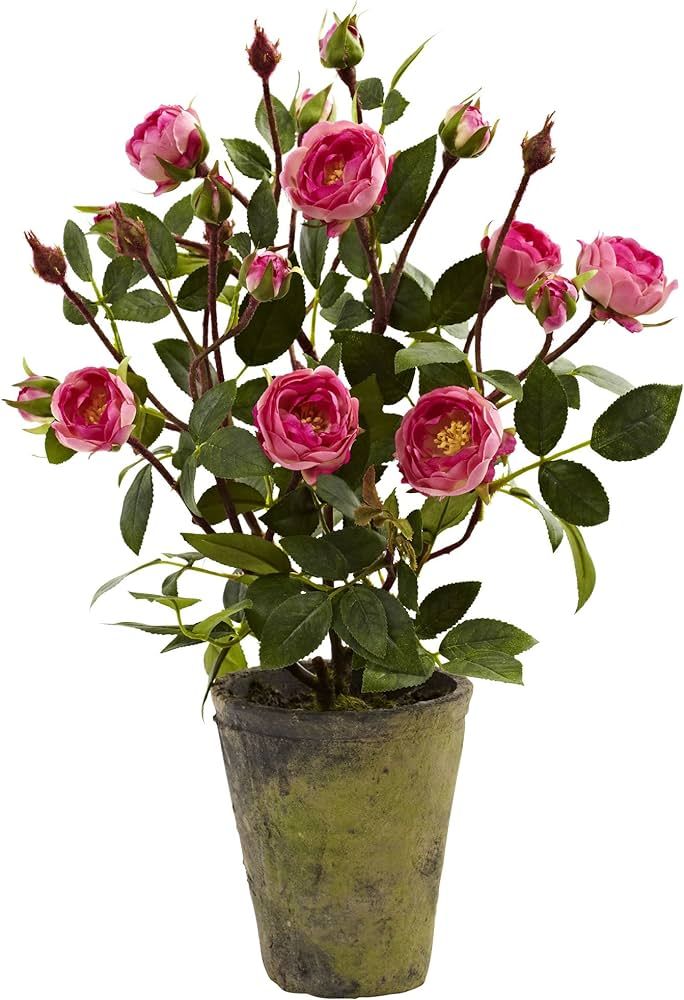 Nearly Natural 4853 French Rose Garden,8.25'' x 16.25'' x 7.75'' | Amazon (US)