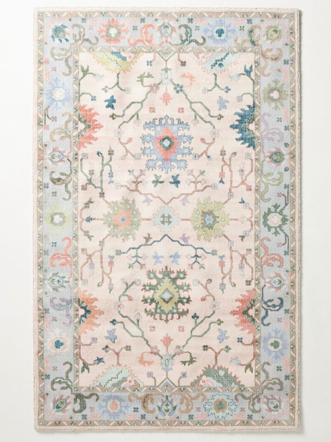 This rug is so good 🤍
I’ve been on the hunt for a soft, timeless Persian-style rug that still feels light and fresh—and this one from Anthropologie is it. The muted pinks, blues, and greens give that classic look without feeling heavy or dark.

It instantly elevates a space and pairs perfectly with traditional + modern pieces (my favorite combo). And it gives that custom modern Oushak look at a much better price point 🙌🏻

Linked—comes in multiple sizes 🤍