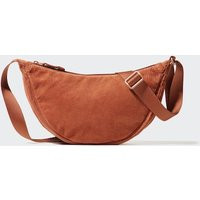 Uniqlo - Round Mini Shoulder Bag (corduroy) - Orange - One Size | UNIQLO (UK)