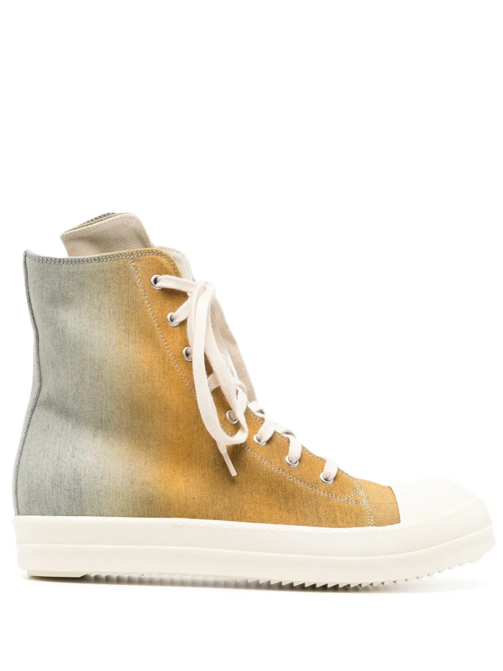 Rick Owens DRKSHDWgradient-effect denim sneakers | Farfetch (BR)