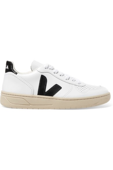 + NET SUSTAIN V-10 leather sneakers | NET-A-PORTER (US)