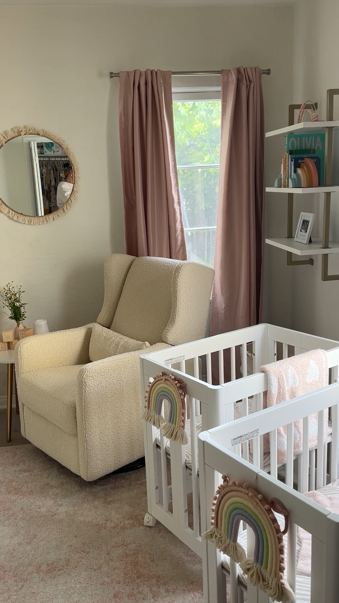 Twin Baby Girl’s Nursery! 💕👶🏼👶🏼🤰🏼

#LTKhome #LTKbump #LTKbaby