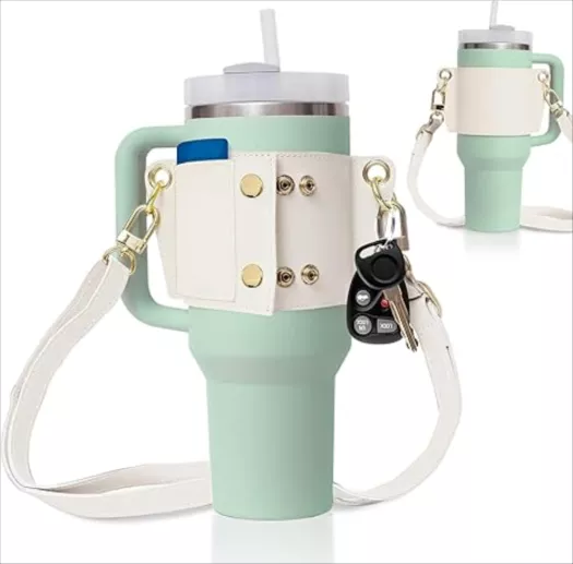 Water Bottle Holder Carrier Strap Compatible with Stanley 40 Oz & 30 Oz  Tumbler