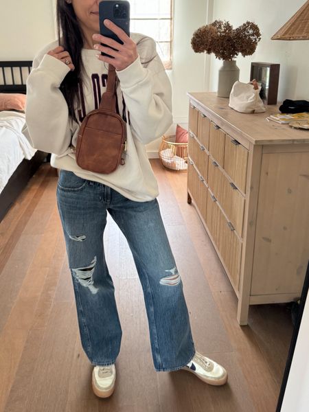 Spring outfit! Wide leg jeans from Hollister are my go to these days.


#LTKsalealert #LTKstyletip #LTKfindsunder50