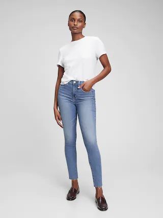 High Rise True Skinny Jeans with Washwell | Gap (US)