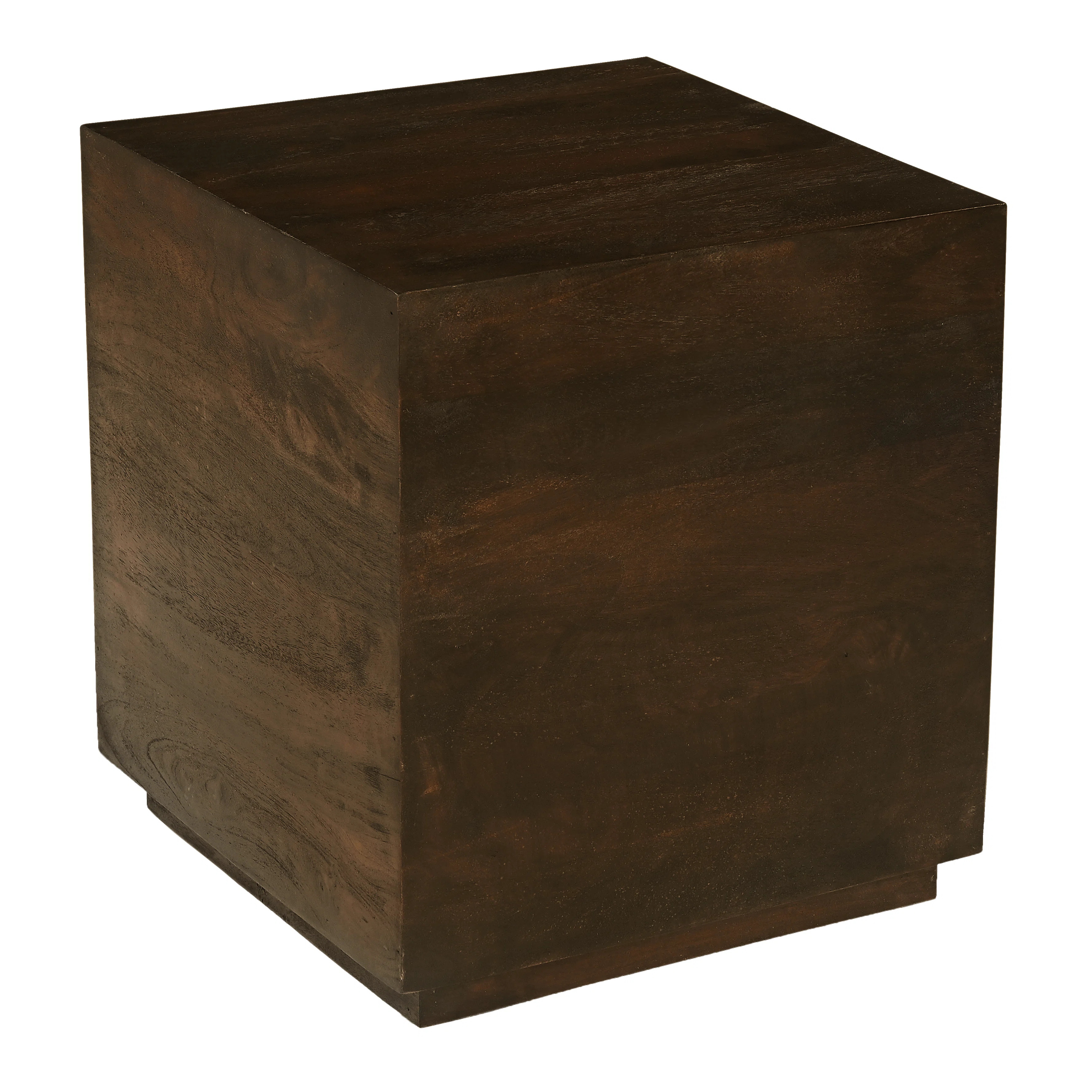 Flagstaff Square Side Table In Barista Brown | Wayfair North America