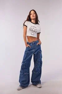 Straight-Leg Cargo Jeans | Forever 21 (US)