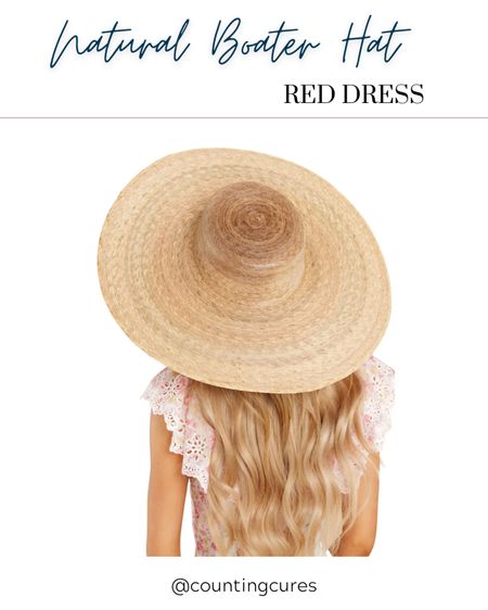 Boater hat to top off your spring or summer look!

#beachhat #vacationoutfit #summerfashion #strawhats

#LTKSeasonal #LTKstyletip #LTKtravel