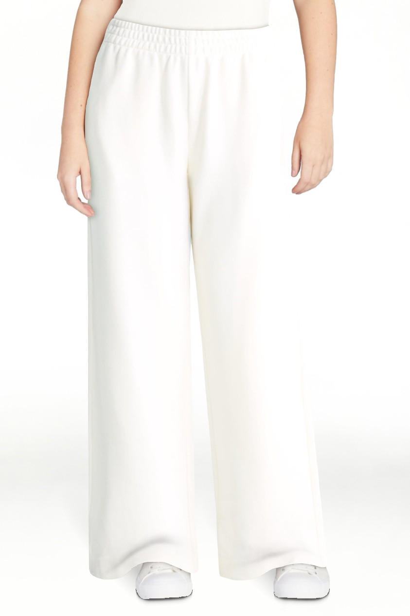 Free Assembly Women's and Women's Plus Wide Leg Sueded Terry Sweatpants, 30" Inseam, Sizes XS-4X | Walmart (US)