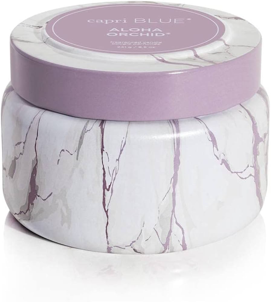 Capri Blue Modern Marble Printed Travel Tin Jar Candles - Luxury Decorative Candles for Home Scen... | Amazon (US)