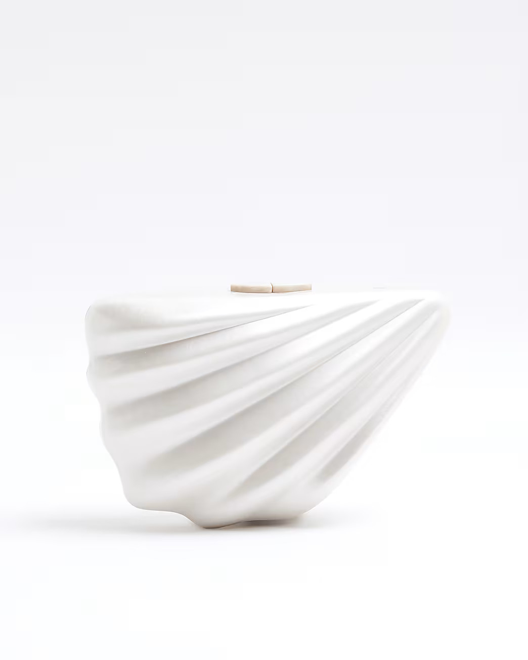 Cream Shell Clutch Bag | River Island UK & IE