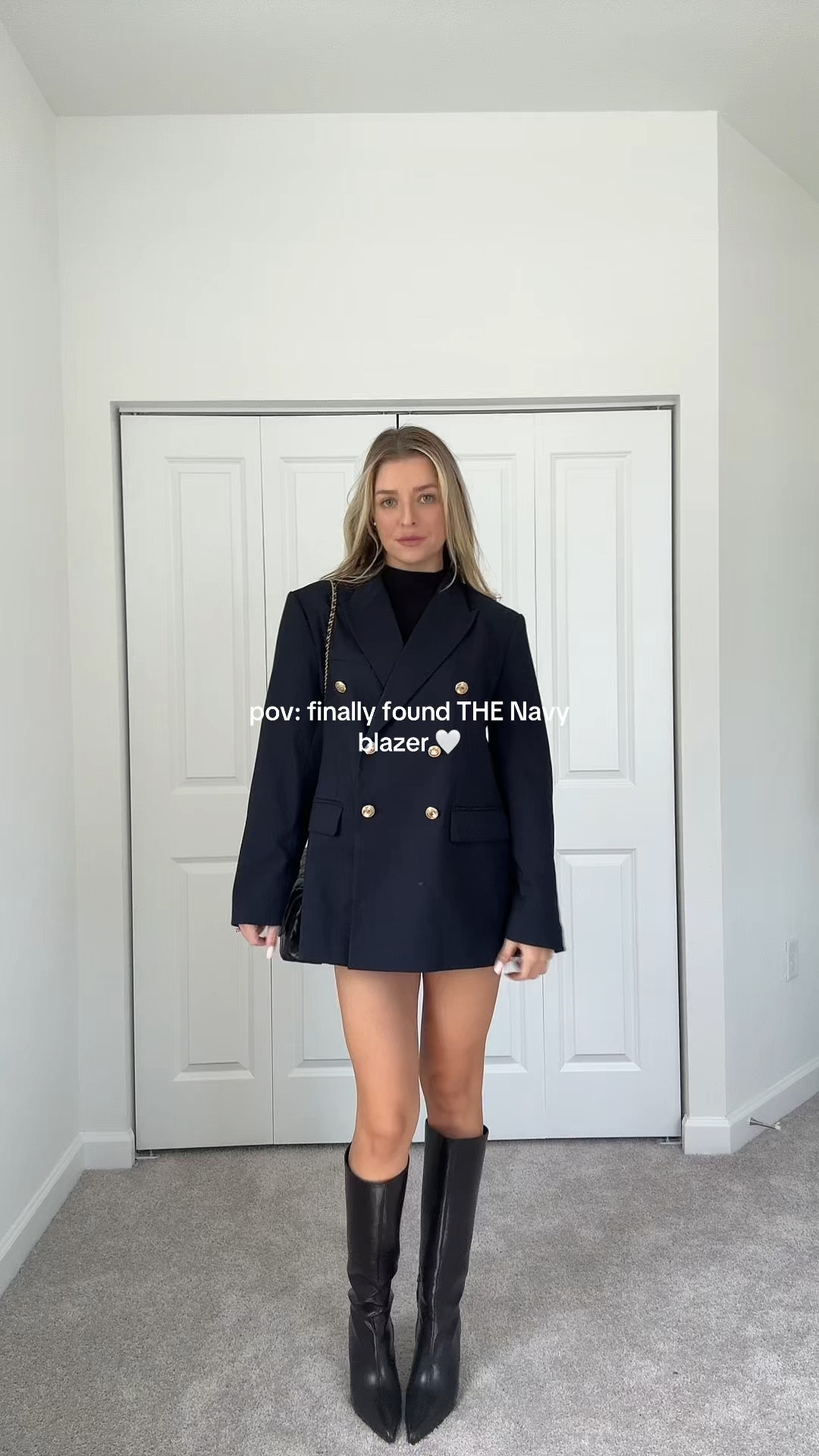 pov: finally found THE Navy blazer 
#navyblazer #fallfashion 

#LTKFindsUnder100 #LTKSeasonal #LTKU
