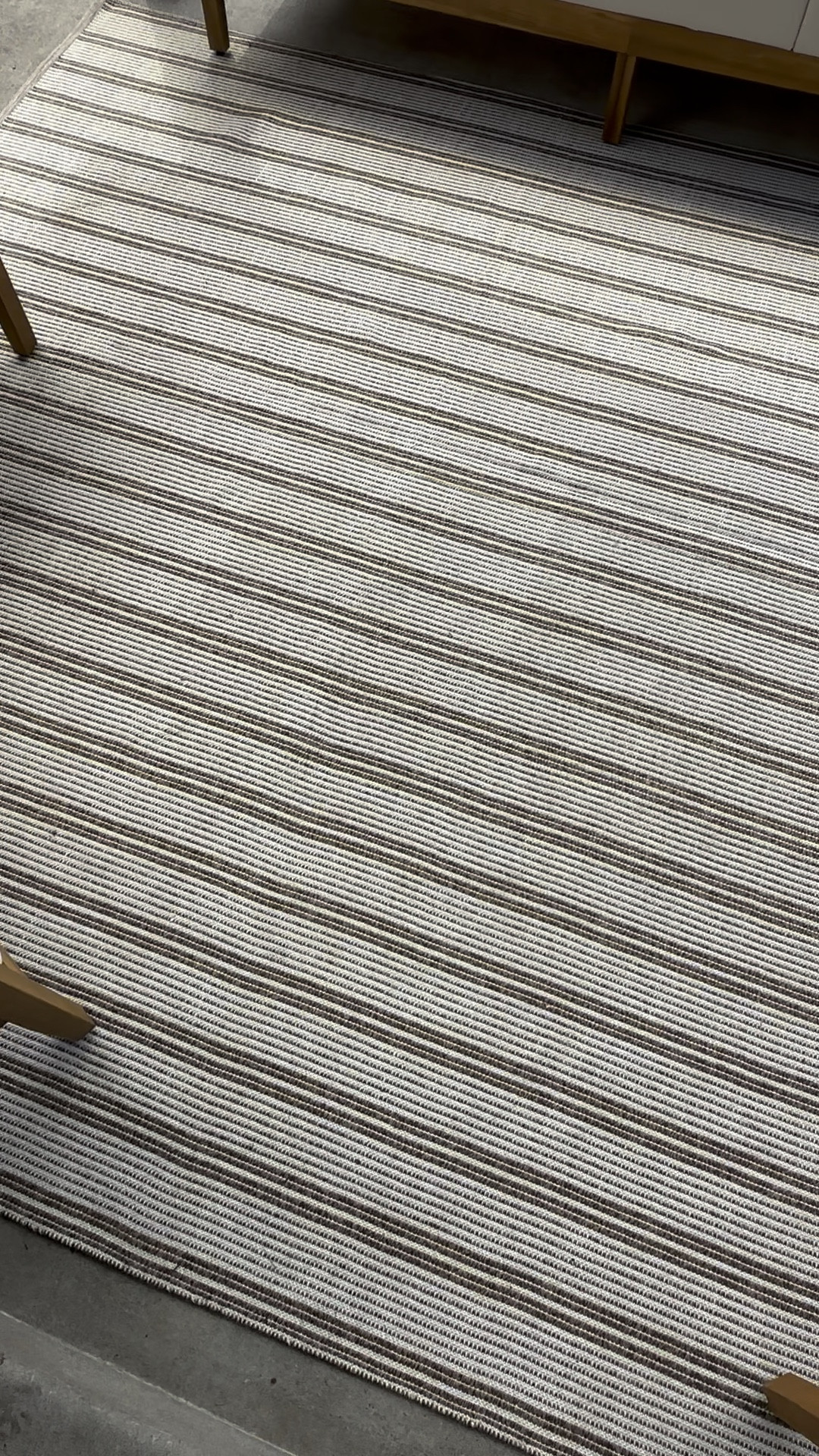 This reversible outdoor rug is so pretty! I just flipped it to the other side and I love the lighter color! It would also be great indoors! (Make sure you use a coupon when ordering from Bed Bath and Beyond.)

Outdoor rug, striped rug, patio decor, outdoor furniture, outdoor decor, patio ideas, patio items

#LTKSeasonal #LTKVideo #LTKHome