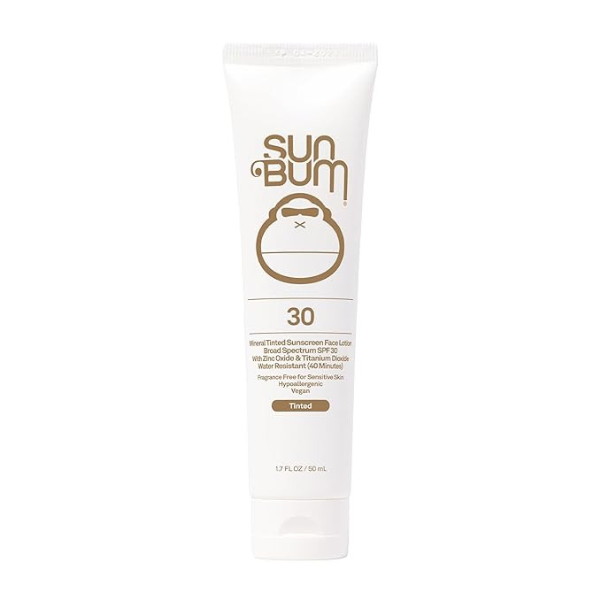 Sun Bum Mineral SPF 30 Tinted Face Sunscreen - Matte Primer - Broad Spectrum Moisturizing Sunscre... | Amazon (US)
