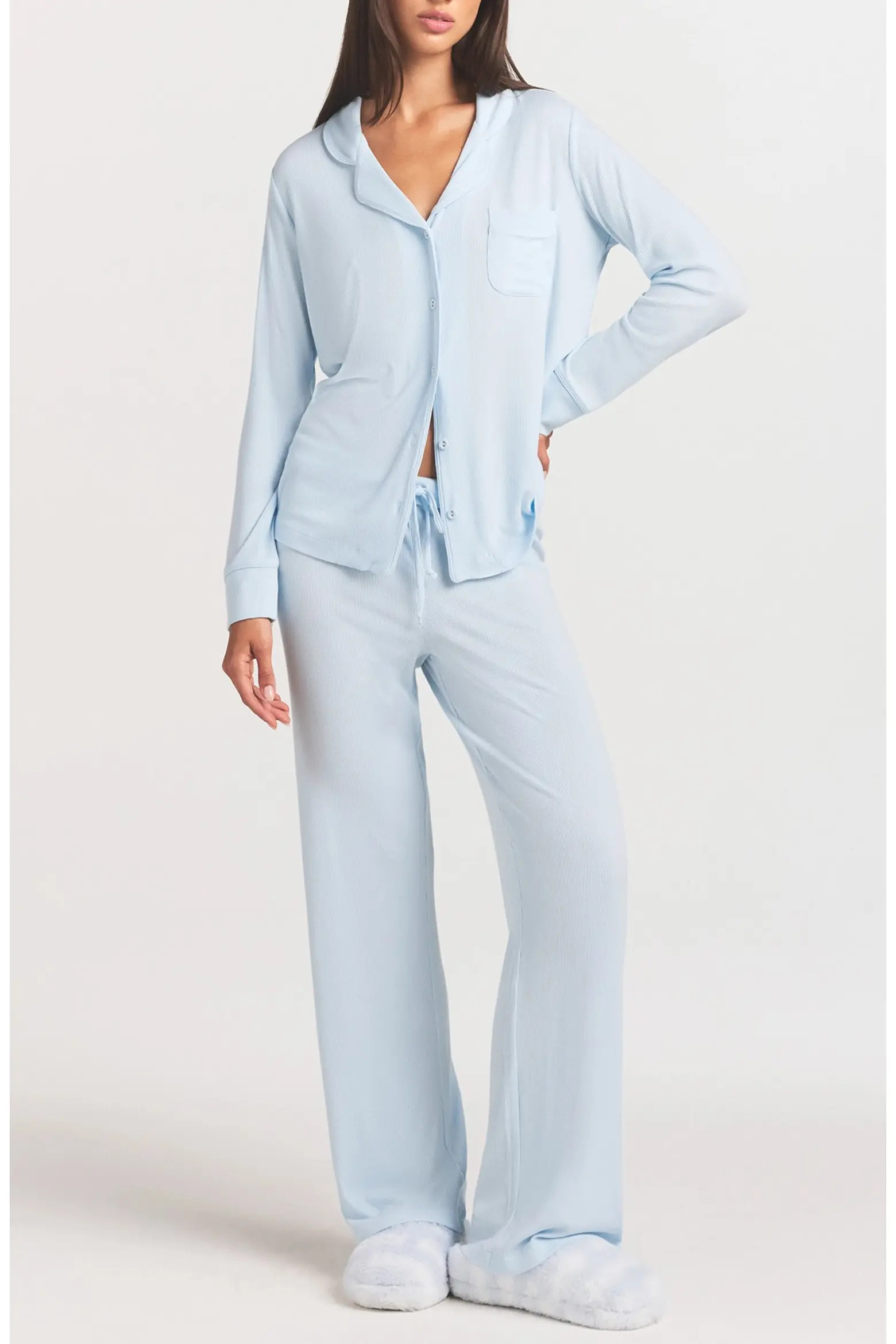 Soft Lounge Rib Sleep Set (Women) | Nordstrom | Nordstrom