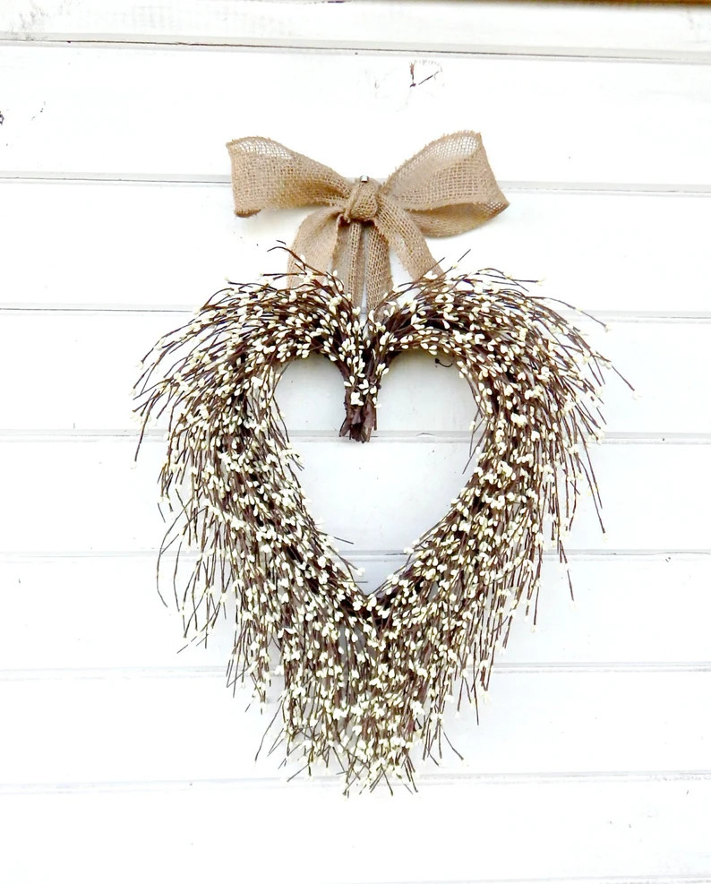Valentine's Door Wreath-heart Wreath-valentine's Day | Etsy | Etsy (US)