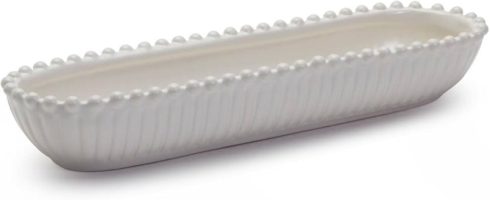 Two's Company Heirloom Pearl Edge Oval Tidbit Dish | Amazon (US)