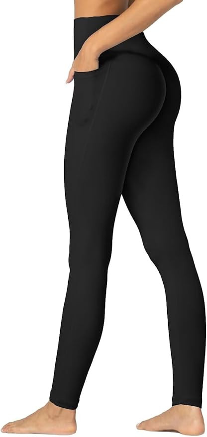 Sunzfly Invisible Butt Scrunch Workout Leggings with Pockets for Women, No Front Seam Gym Yoga Pa... | Amazon (US)