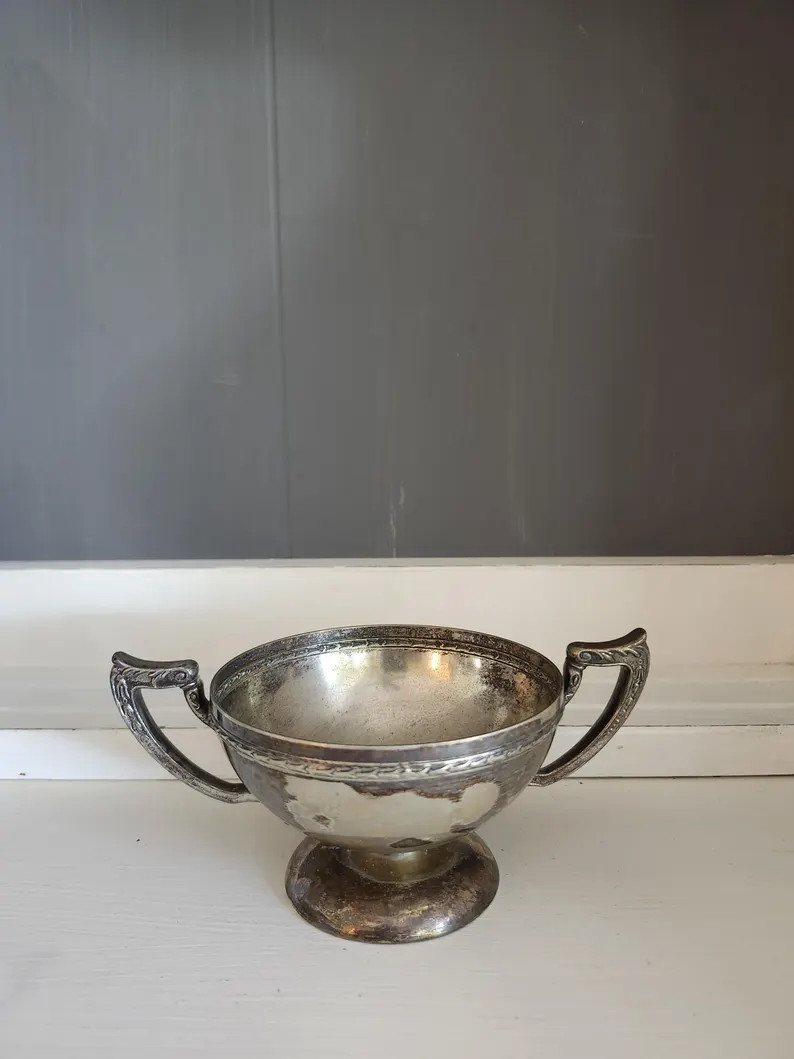 Benedict Vintage Silverplated Sugar Bowl 1921 - Etsy | Etsy (Global)