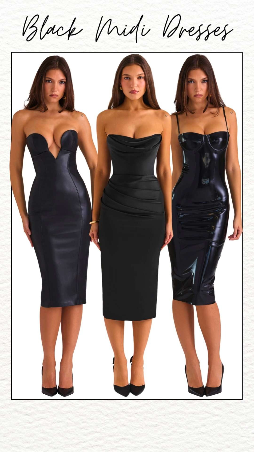 Black midi dresses from House of CB create a sleek, refined silhouette with timeless appeal 🖤 Structured bodices and flattering lengths make them perfect for elevated evenings and polished occasions.
#HouseOfCB #HouseOfCBdress #BlackMidiDress #MidiDress #BodyconMidiDress #EveningDress #DateNightDress #OccasionDress 

 #LTKMidsize #LTKPetite #LTKPlusSize