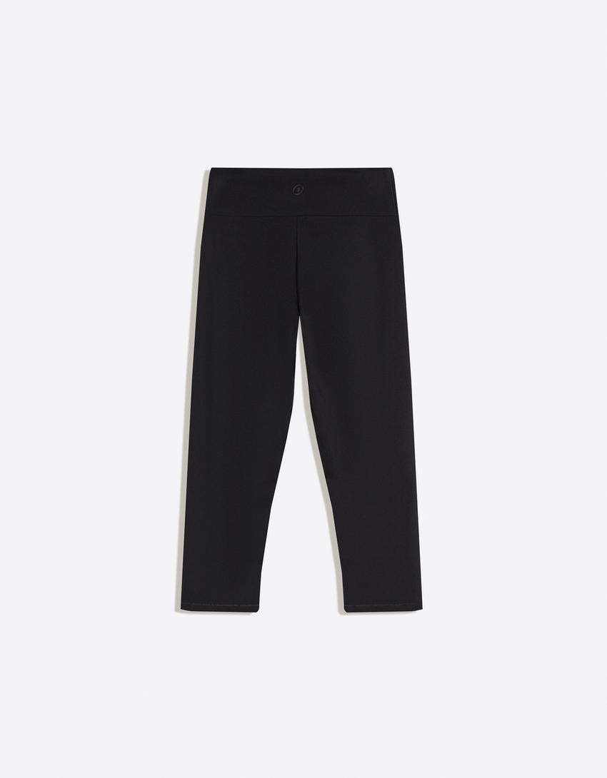 Technical capri trousers - Women | Bershka UK