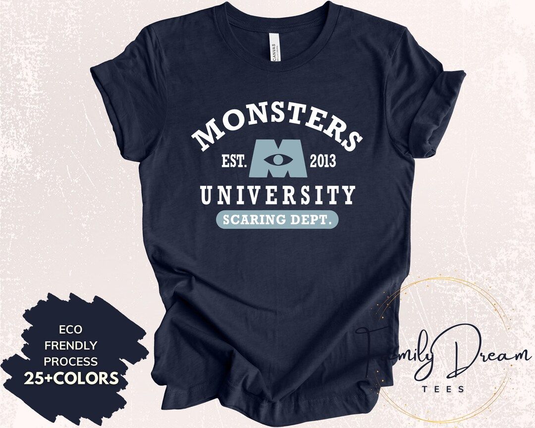 Monsters University Shirt, Matching Family Shirt, Monsters Inc. Scaring Department Dept Sully Mik... | Etsy (US)