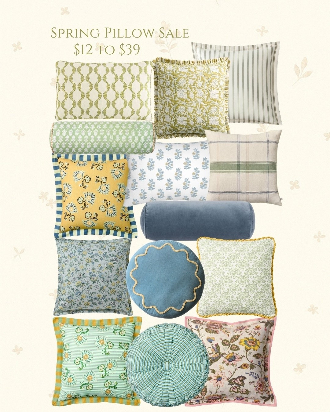 Adorable spring pillows on sale from $12 to $39! 
Perfect to refresh a room on a budget! 💕

#LTKSaleAlert #LTKHome #LTKSpringSale