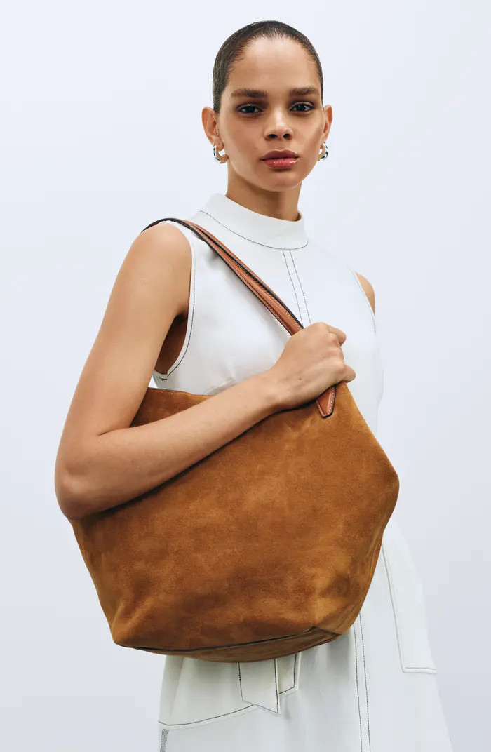 The Suede Shopper Tote | Nordstrom