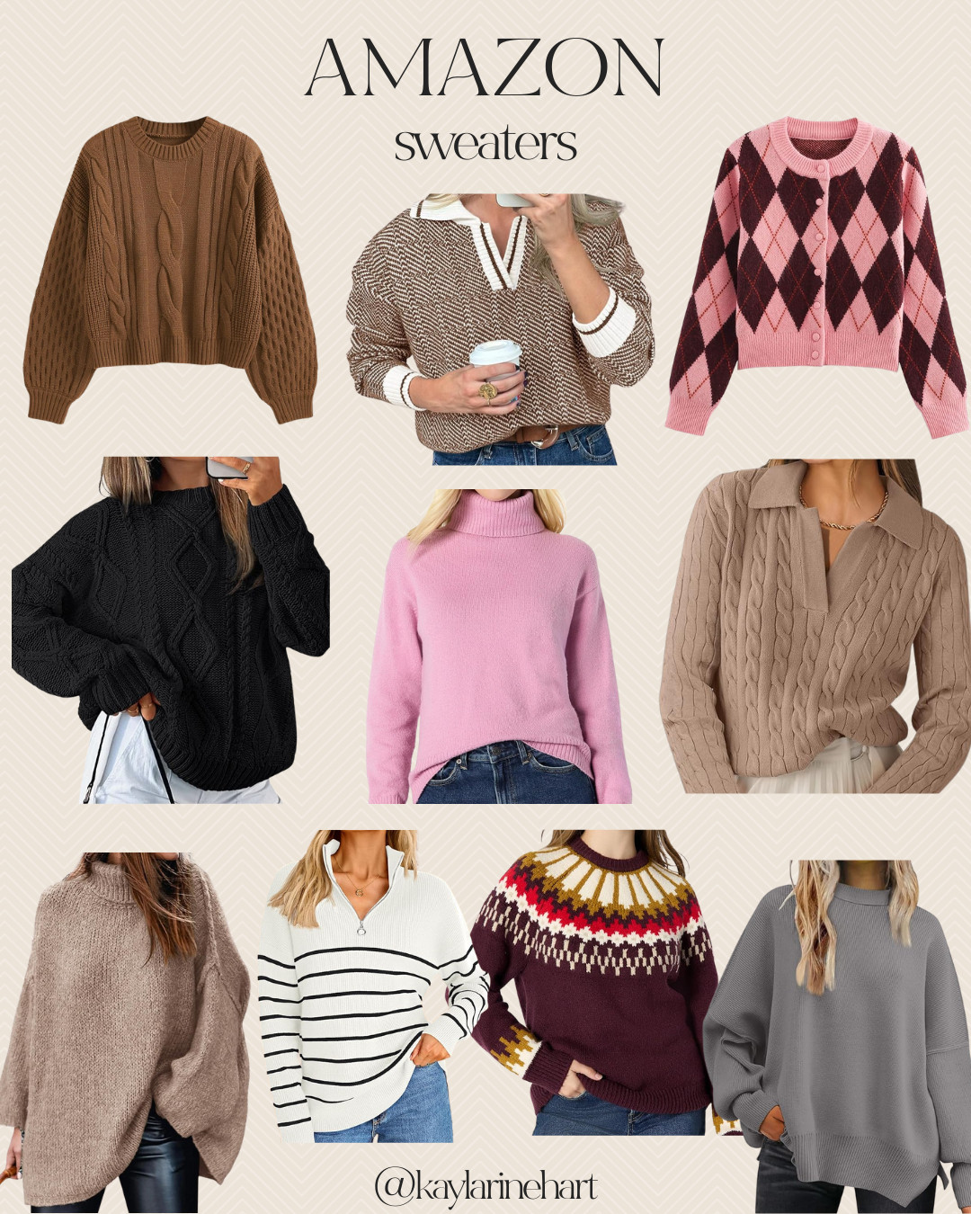 Cozy layers you’ll live in all season 🤍 Soft knits, easy fits, and neutral staples-  @Amazon sweaters that look way more expensive than they are.

#amazon #amazonstyle #amazonsweaters 

 #LTKootd #LTKSeasonal #LTKFindsUnder50