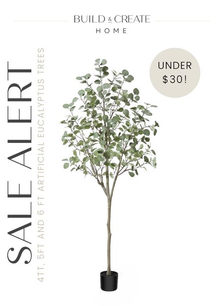 These artificial eucalyptus trees are on major sale! 

#LTKfindsunder50 #LTKsalealert #LTKhome