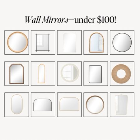 Wall Mirrors on a budget for your bedroom! 