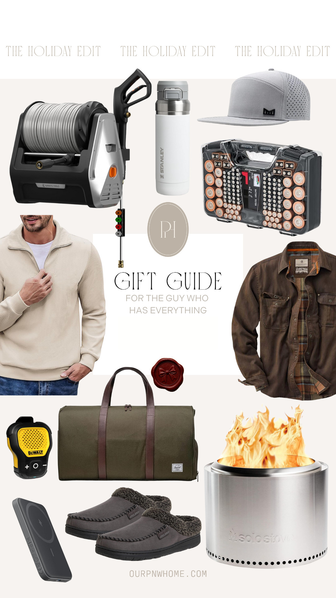 Amazon finds I'm loving for the guy who has everything!

Solo stove, mobile fire pit, camping fire pit, backyard fire pit, Stanley water bottle, men's shirts, men's sweater, men's fashion, men's duffle bag, weekender bag, men's slippers, charging bank, portable charger, mini bluetooth speaker, wet/dry hat, quick dry hat, pressure washer, anti-sweat line hat, breathable hat, men's button down shirt 

 #LTKGiftGuide #LTKHoliday #LTKMens