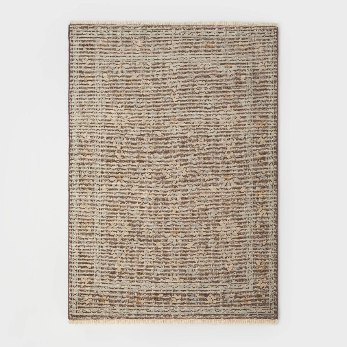 5'x7' Buena Park Hand Knot Persian Style Rug Brown - Threshold™ designed with Studio McGee | Target