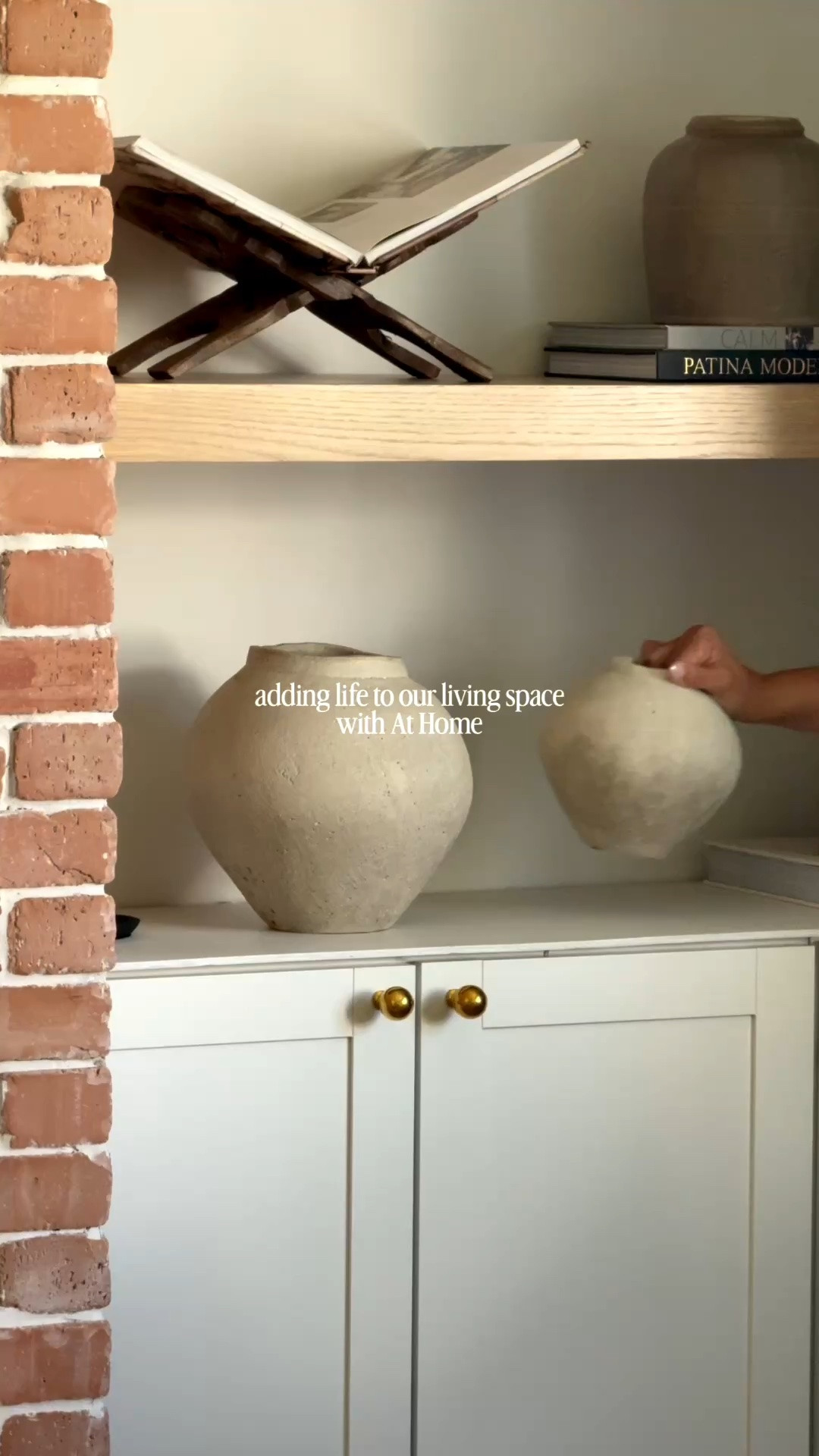 Shelf styling! use AHJKX sitewide & in store for 15% off everything!!! 
 #AtHomePartner @athomestores