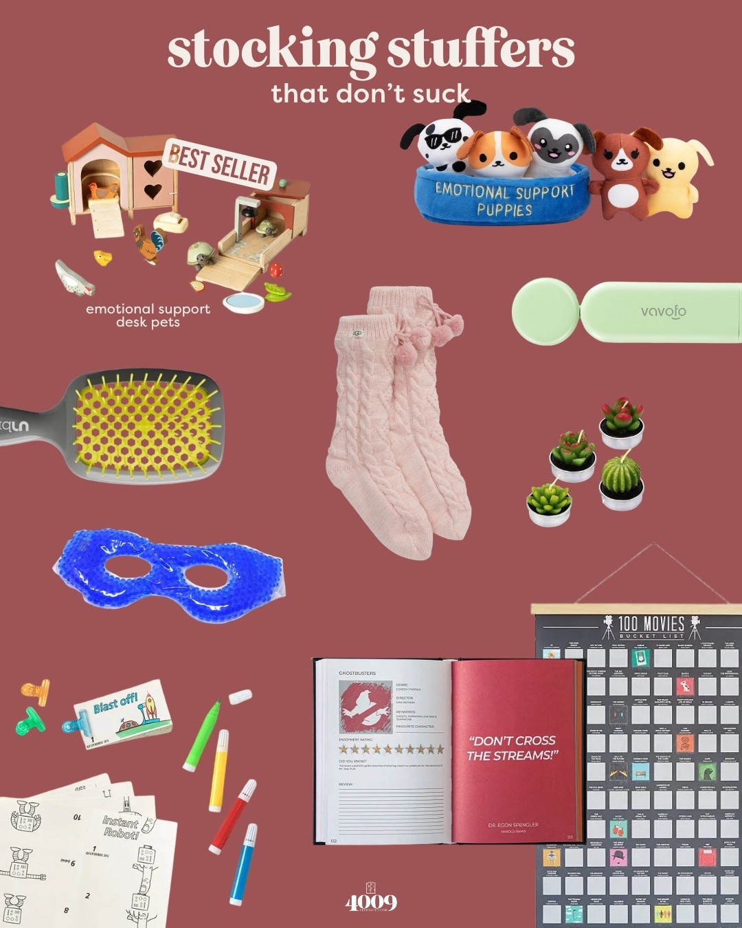 Awesome stocking stuffers for anyone on your gift list. 

Ugg socks
Emotional support stuffies
Eye mask
Movie buff
Flip book
Plant tea lights
Unbrush detangle brush

#LTKFindsUnder50 #LTKFindsUnder100 #LTKGiftGuide