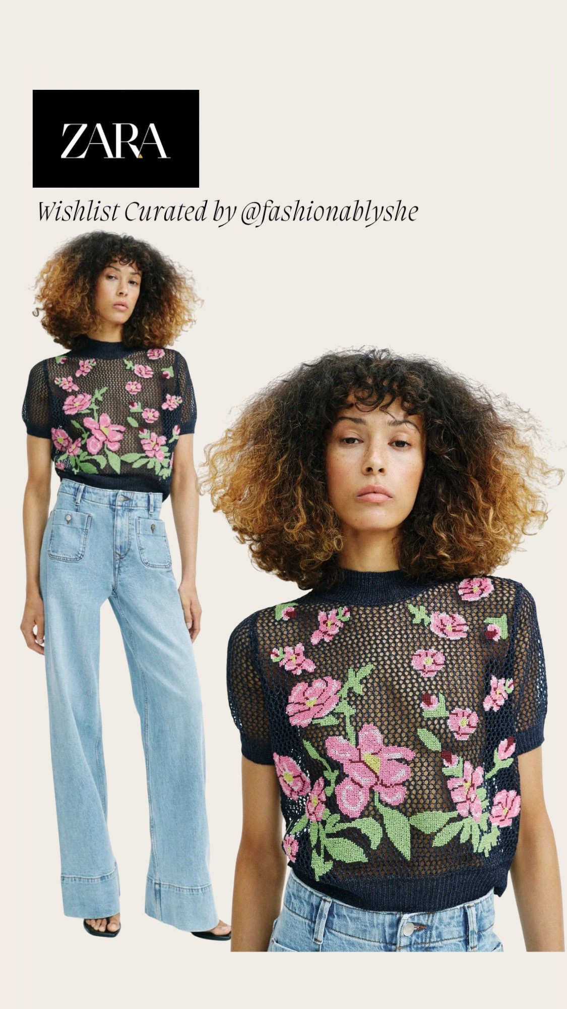 Zara flower top

#LTKootd #LTKmomlife #LTKOver40