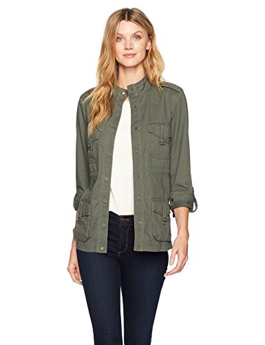 Democracy Women's Utility Jacket W Lace Up Detail | Amazon (US)