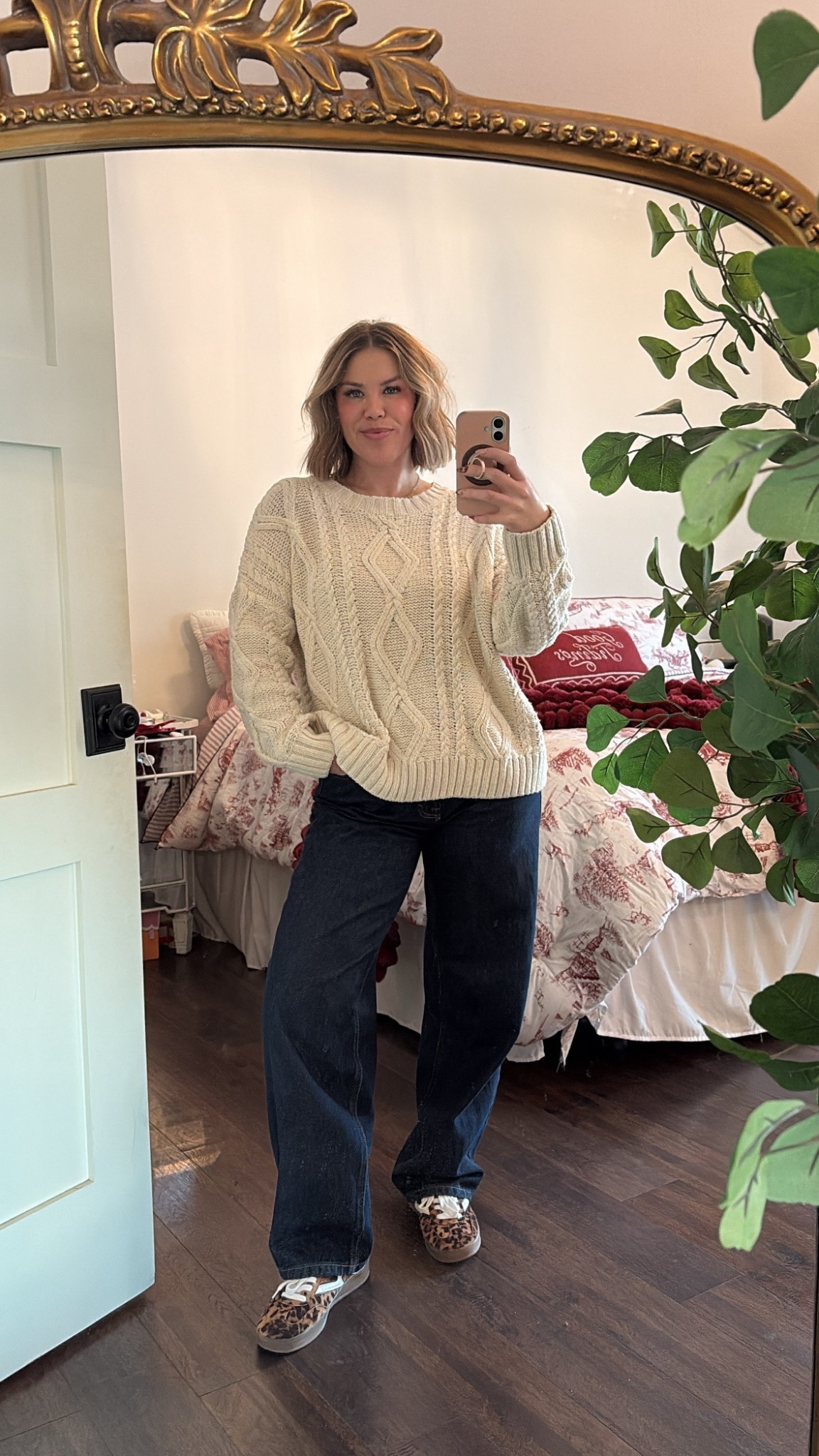 WINTER OOTD
I have had this sweater since last year and it still is one of my most favorites and worn! It comes in several colors and I paired it with my new favorites jeans that you can dress up or down. These leopard sneakers are a fun way to add to your outfit and these were super affordable and comfortable!
#ootd #outfitidea #winteroutfit #cozyoutfit #trendylook #leopard #leopardsneakers #target #amazon #amazonfashion #casualoutfit #chunkyknitsweatet



#LTKSeasonal #LTKFindsUnder100 #LTKootd