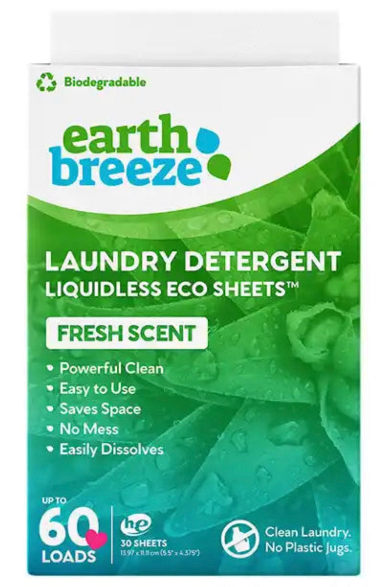 Eco Friendly Home Product!! This laundry detergent is a must!

Paraben Free
Vegan & Cruelty Free
Bleach & Dye Free
Phthalate Free
Phosphate Free
Works in HE Machines
Biodegradable Packaging & Ingredients
Lower Your Carbon Footprint
Every Purchase of Laundry Detergent Eco Sheets Donates 10 Loads to Those in Need
Hypoallergenic & Dermatologist Tested



#LTKFind #LTKhome #LTKunder50