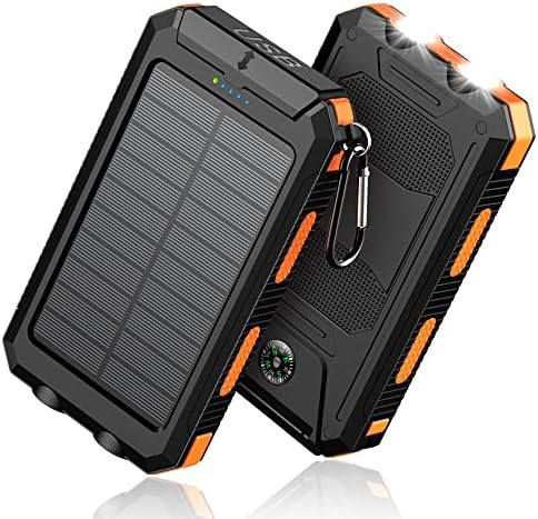 Solar-Charger-Power-Bank - 36800mAh Portable Charger,QC3.0 Fast Charger Dual USB Port Built-in Le... | Amazon (US)