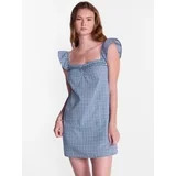 No Boundaries Plaid Picnic Mini Dress, Women’s XXS-XXL | Walmart (US)