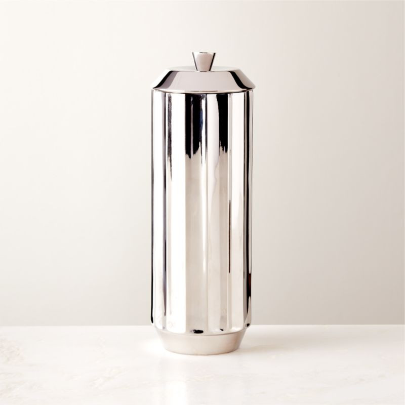 Milano Modern Stainless Steel Cocktail Shaker + Reviews | CB2 | CB2