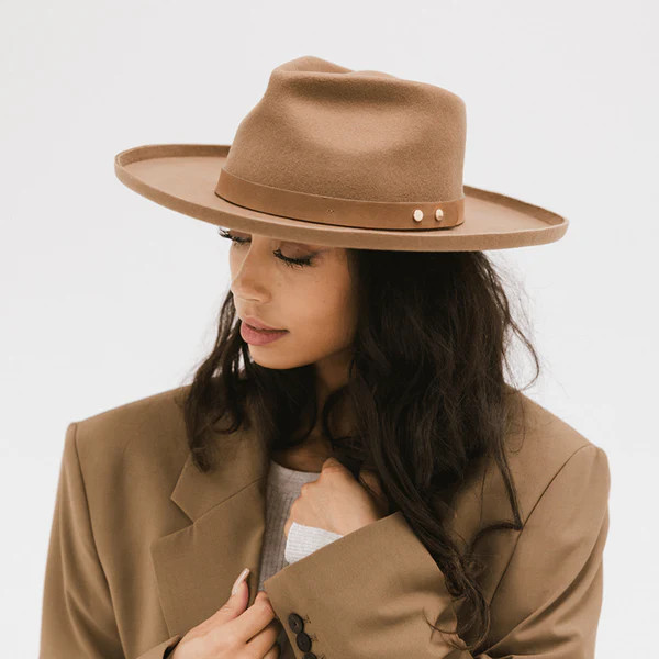 Luca Pencil Brim Teardrop Fedora | Gigi Pip