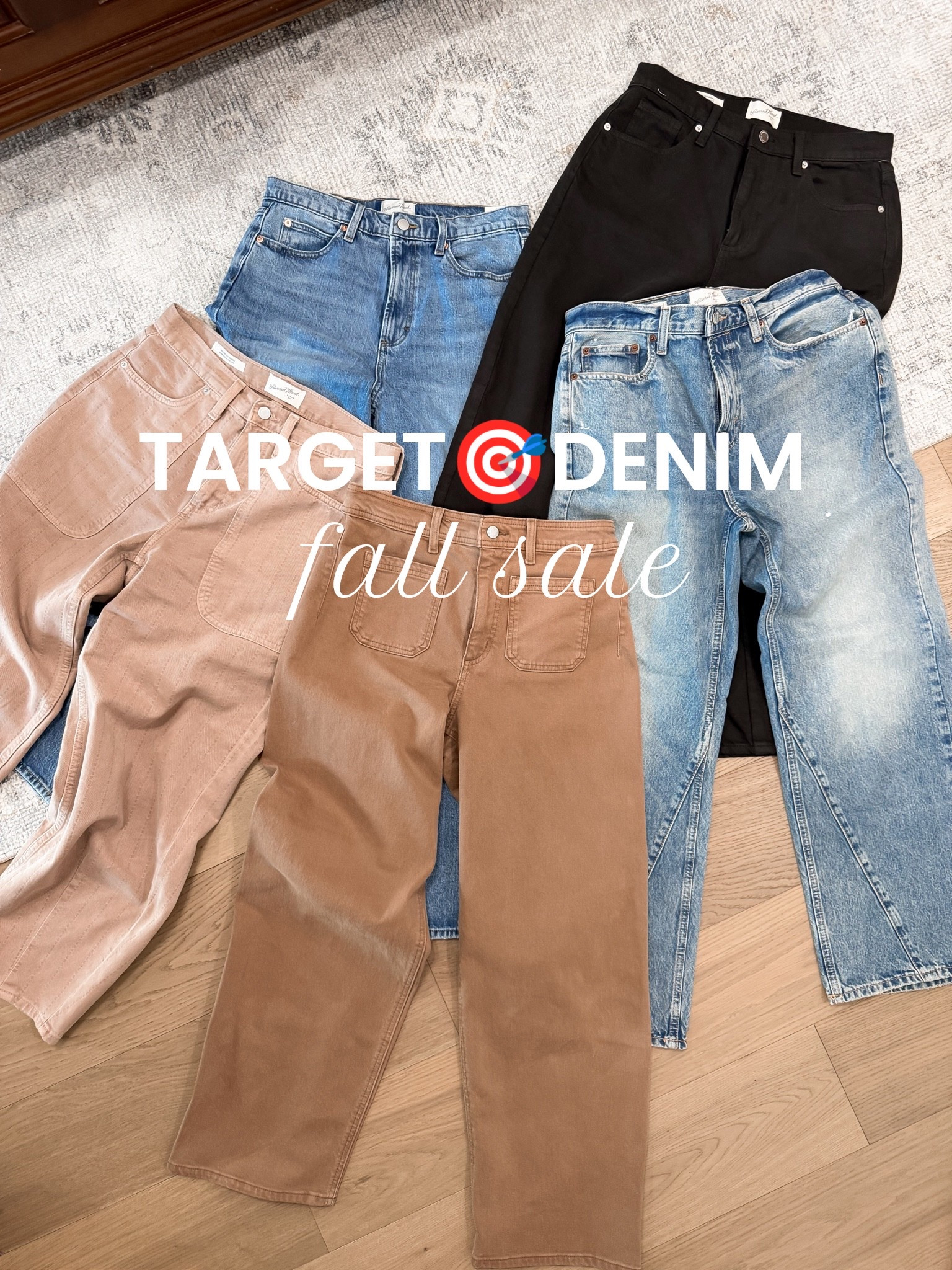 Target denim sale, I love my designer denim, but the target denim this season has been amazing! 
￼