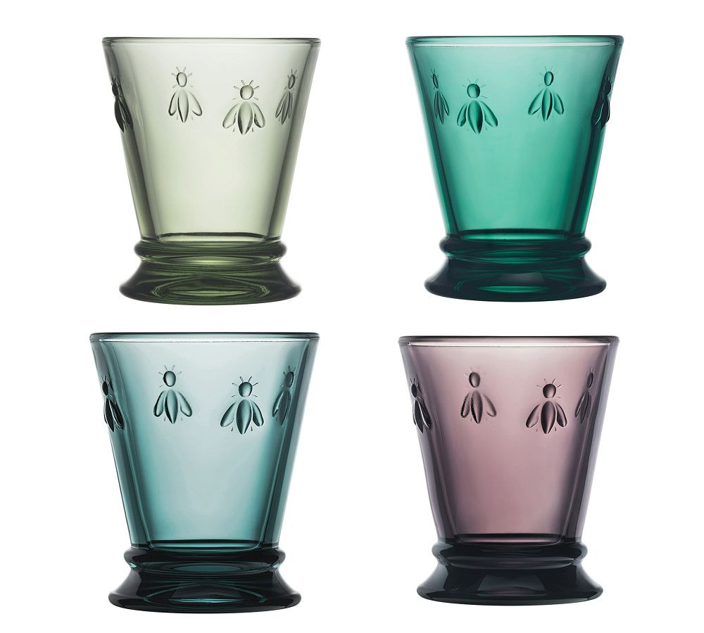 La Rochere Bee Glass Tumblers | Pottery Barn (US)