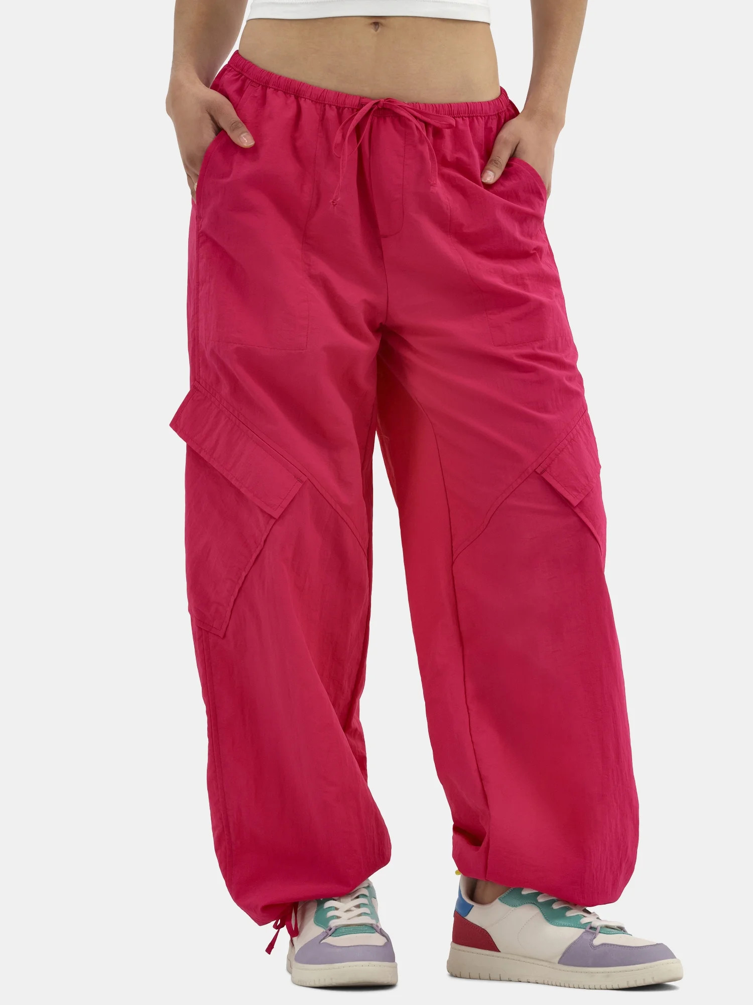 No Boundaries Parachute Pants, Women's | Walmart (US)
