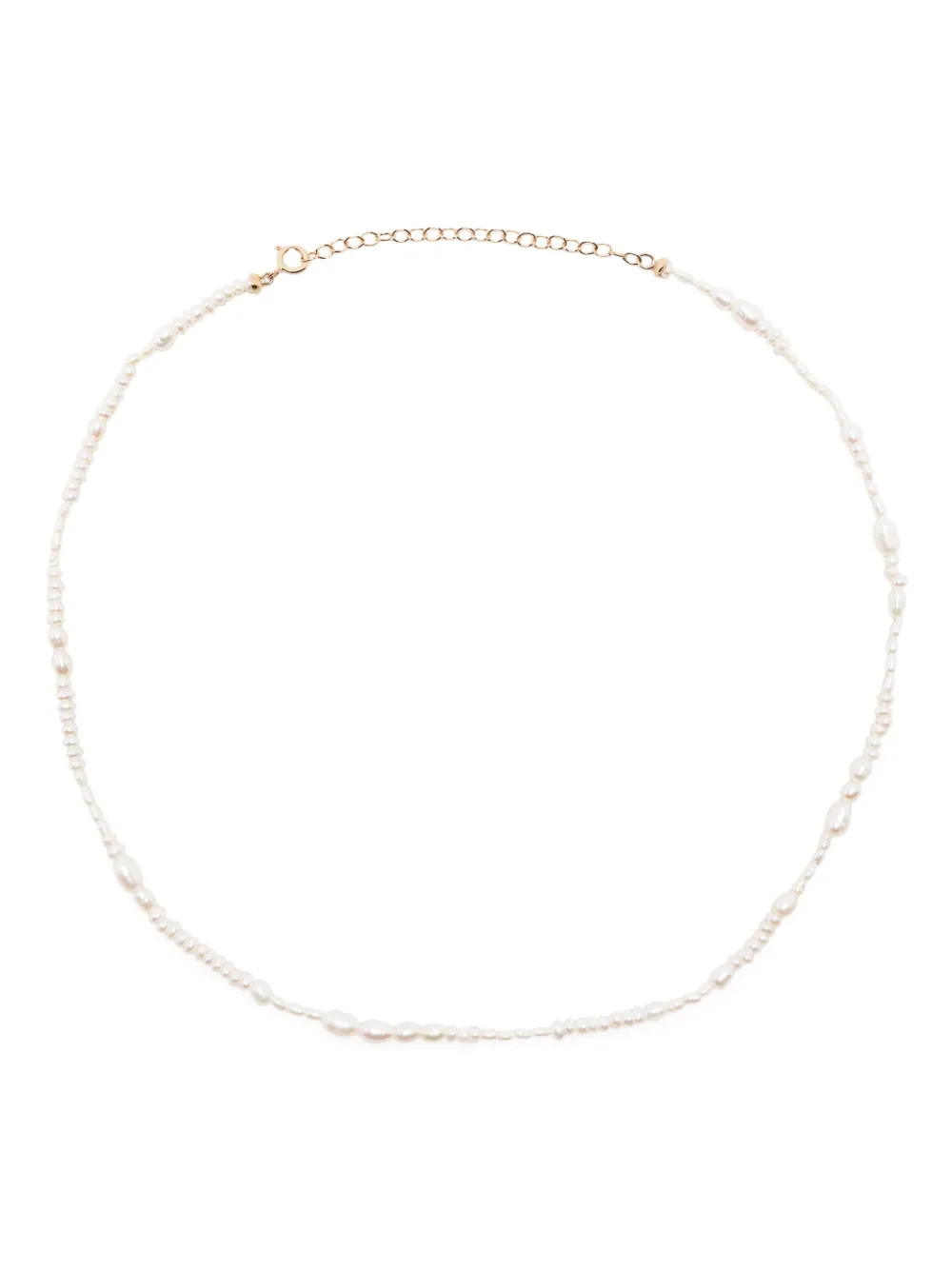 WWAKE 18kt Gelbgoldhalskette Mit Perlenanhänger - Farfetch | Farfetch Global