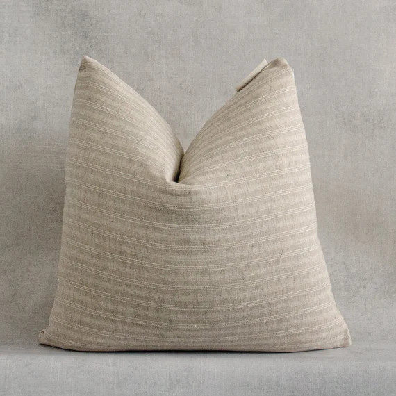 Thailand Hand Woven Pillow Cover  22 in X 22in  Neutral | Etsy | Etsy (US)