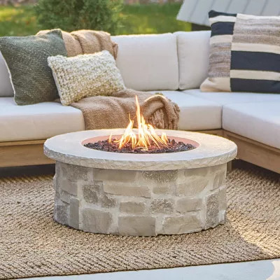 Real Flame Scottsdale 40 in. Round Propane Fire Pit Table | Tractor Supply